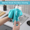 AIDEA Microfibre Cleaning Cloths 8 Pack,Reusable Kitchen Cleaning Towels Dish