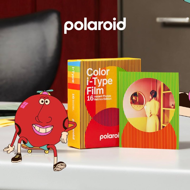 Polaroid Color I Type Film - Retinex Edition Round Frame