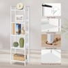 MAHANCRIS Bookshelf, 5-Tier Bookcase, Standing Book Shelf for Small Space,