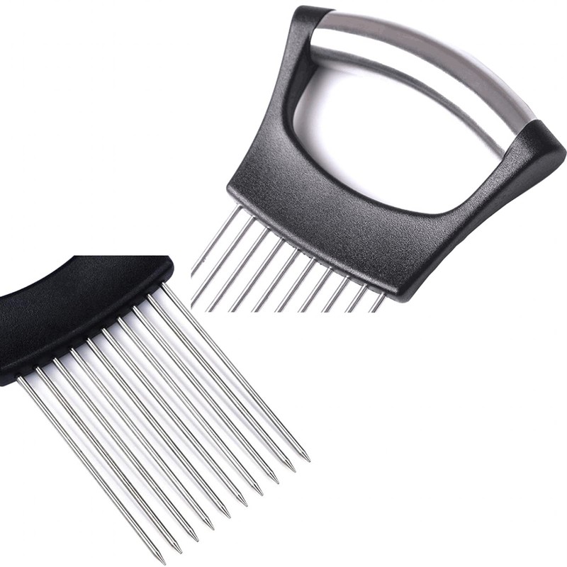Onion Cutter, Meat Tenderiser Stainless Steel, Avocado Cutter, Onion Holder,