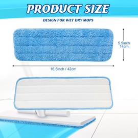 Microfiber Mop Pads Replacement Heads, Washable Reusable, 70 Pcs