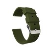 BARTON WATCH BANDS 20mm Army Green Soft Silicone Quick Release
