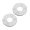 GWYAN 2 Pack Wall Split Flange ABS Round Escutcheon Plate