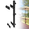 ZZM Patio Umbrella Holder for Deck Railing, Adjustable Deck Umbrella