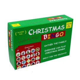 Anton The Original and Classic Christmas Bingo Game - Have a Very Merry Christmas with Our Popular Christmas Bingo Game, Complete with Bingo Game Cards, Bingo Chips and a Bingo Spinner!
