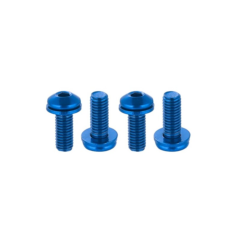 CNC Bike Bottle Cage M5x12mm MTB Screws Bottle Cage Blue