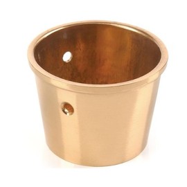 Van Dyke's Restorers Caster Cups and Feet Brass 1 5/16"