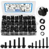 Besitu 280Pcs Metric Flange Bolt Assortment, M6x1.0, M8x1.25, M10x1.5 (12mm