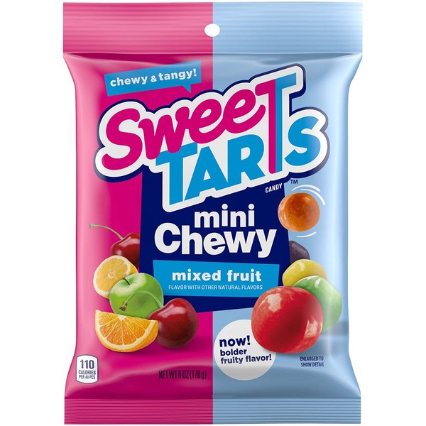 SweeTARTS Mini Chewy Candy, 6 Ounce, Pack of 12