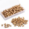 150 Pieces Wooden Thumbtacks Decorative Push Pins Marker Pen for