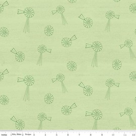 MT PEAK FABRIC Handmade Placemat Or Table Runner Spring Barn Quilts Windmills Green Single Table Runner 42" x 13"