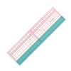 KEARING Transparent Sewing Ruler 20 cm - Compact Plastic Ruler