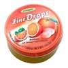 Woogie, German Fine Drops Orange Sanded Hard Candy Tin 200g
