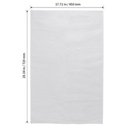 SHEUTSAN 40 PCS White Sandbags, 18 x 30 Inch Polypropylene Sandbags, Woven Sandbag with White Tying Rope for Flood Control, Hurricane Barriers