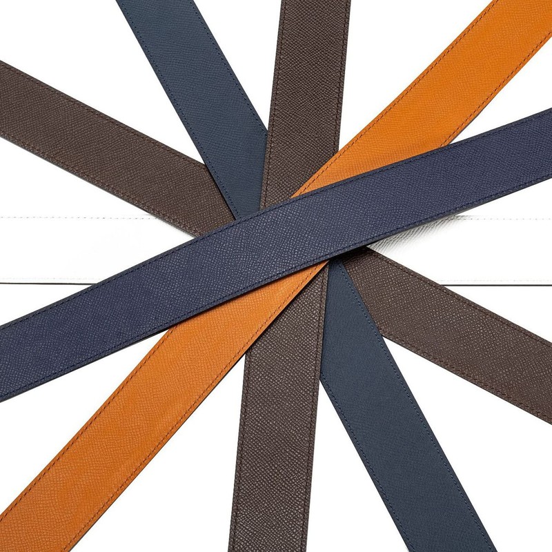 Vatee's Men Reversible Genuine Leather Replacement Belt without Buckle 40mm