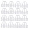Levemolo 150Pcs Transparent Humidity Domes for Hydroponic Plants Protective Planter
