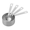 Tala Stainless Steel Measuring Cups, Set of 4, Measurements in
