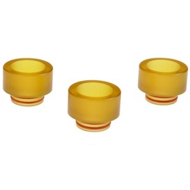 Armerah Basin 810 Drip Tip eCig Mouthpiece Short/Extra-Wide PEI Thermoplastic 3 Pack