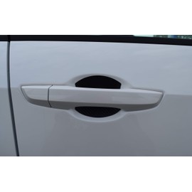 Cupeez for Cars Made in USA Black Carbon Friber Auto Accessory Car Door Handle Scratchs Guards Protector Fits Mazda CX-3 (4pk)