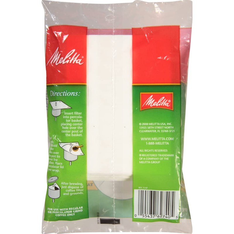 Melitta 627402 Super Premium Wrap Around Coffee Filters 4-pack, 40
