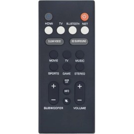 for YAMAHA SOUND BAR New Replaced Remote YAS-209 YAS-109 sub VCQ9140 for YAMAHA SOUND BAR ATS-1080