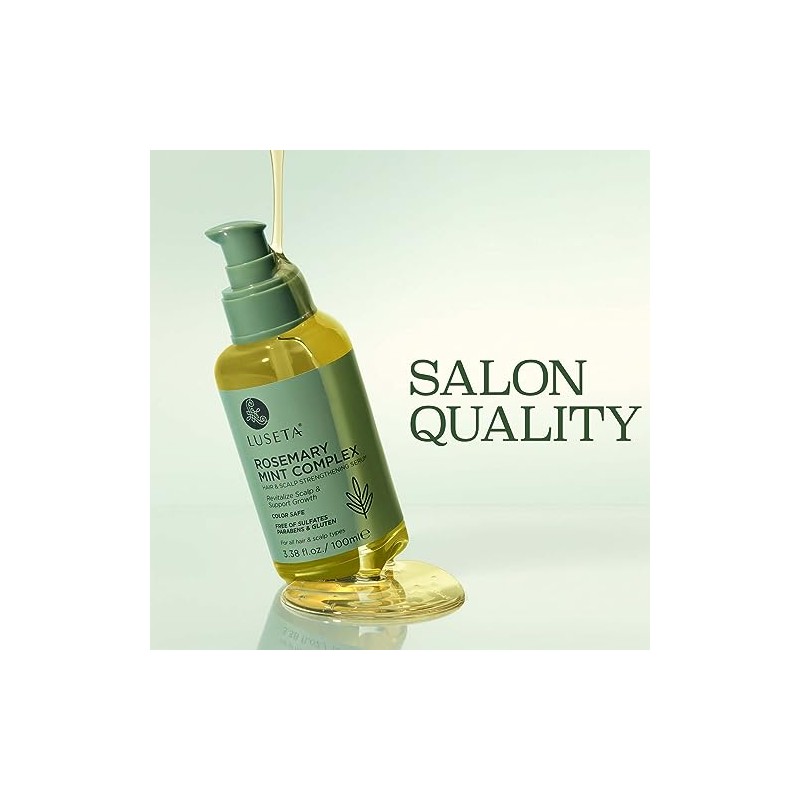Luseta Aceite de romero para fortalecer el crecimiento del cabello,