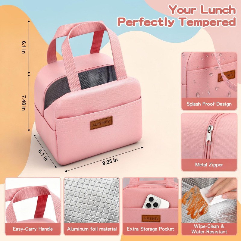 Bento Box with Lunch Bag for Women & Girls, 1100ml