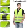 miaomiao High Visibility Vests Car Pack of 5 Reflective Safety