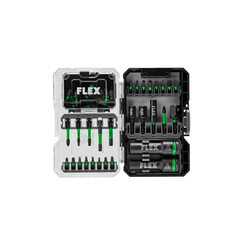 FLEX STACK PACK IMPACKS 45-Piece Impact Driver Bit Set -