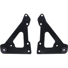 Allstar Performance ALL38145 Black Sprint Motor Plate with Bushings, 2 Piece