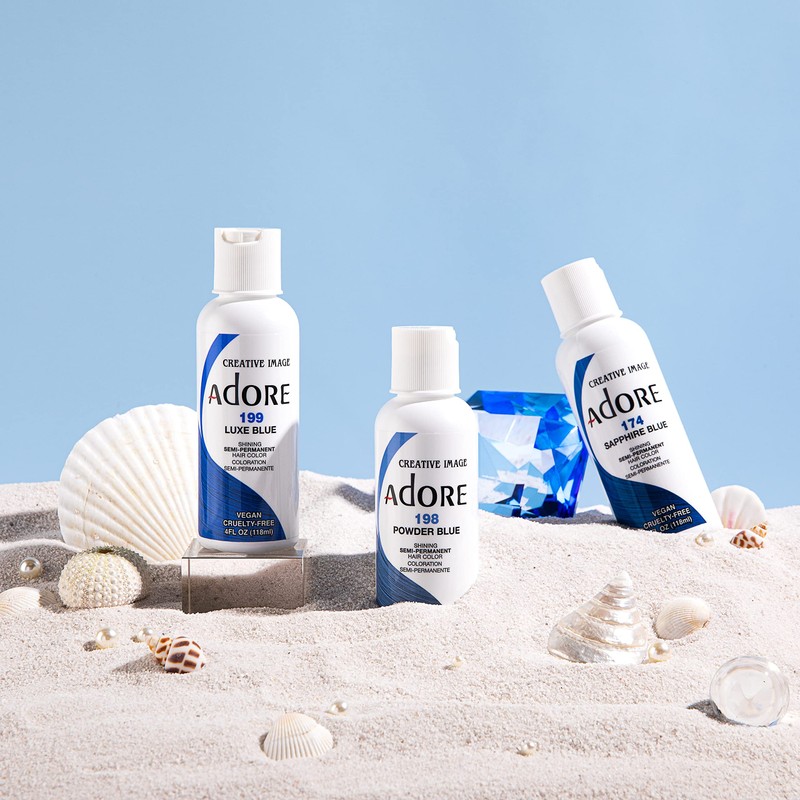 Adore Semi-Permanent Hair Colour (#196 Sky Blue) by Adore