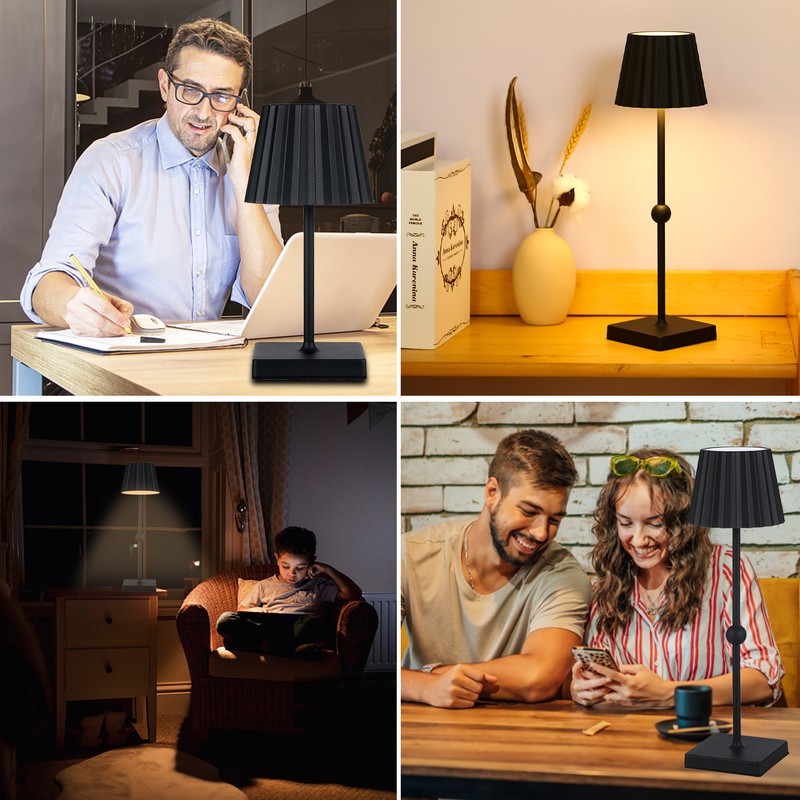 Neoglint Bedroom Eye Care Rechargeable Desk Lamp Bedside Lamp Touchable
