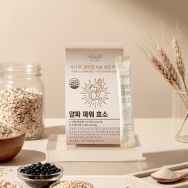 Huol Grain Enzyme Alpha Power Enzyme, 1 box, 15 servings / 휴올 곡물 효소 알파파워 효소, 1박스, 15회분