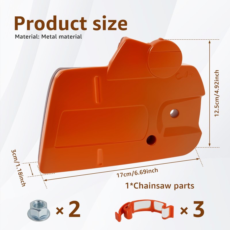 Chain Brake Clutch Cover Assembly Metal Clutch Cover Assembly Easy