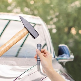 Small Dent Remover,Adjustable Length Metal Dent Tap Down Hand Tool Repair Pen Aluminum Alloy - Professional Auto Repair Tool Knockdown-Tips Tools for Dent Bump Repair