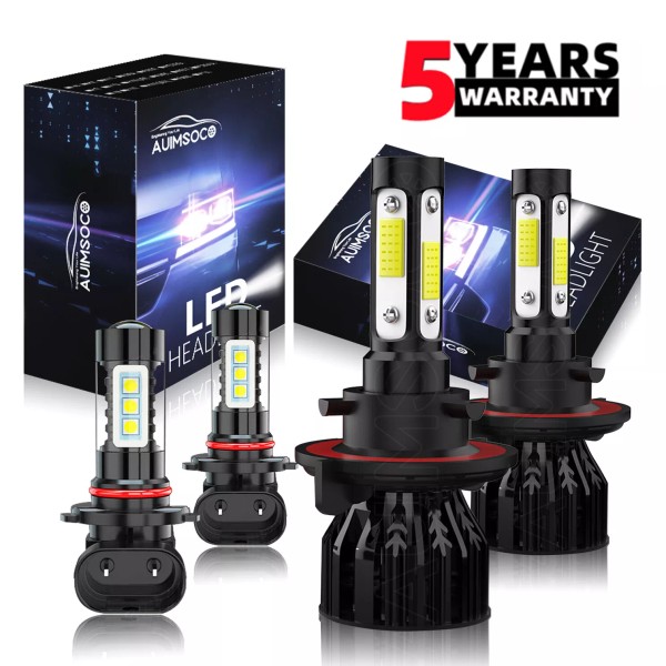 AUIMSOCO Para For 2004-2014 Ford F 150 LED Faros delanteros