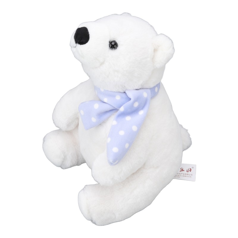 White Bear Stuffed Baby Soft Comfortable Cream Animal Plush Sleep
