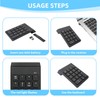 18 Keys Wireless Numeric Keypad 2.4G Portable Ergonomic Mini Numpad
