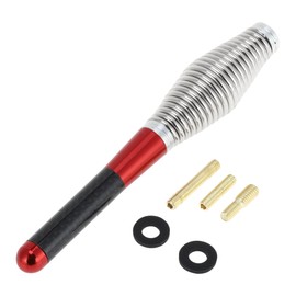 HEROFFIX 1 Set 15cm Car Short Antenna Truck Metal Roof Mount Antenna Decoration Only Red