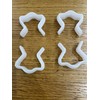 Plastic U Clips for Divan Bed and Ottoman Bed Bases,