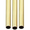 MACHSWON 3 Pcs Brass Round Tube H65 Copper Tubes Pipe