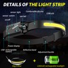 5 Packs LED Headlamp Rechargeable HeadLamps for Adults, 5 Modes