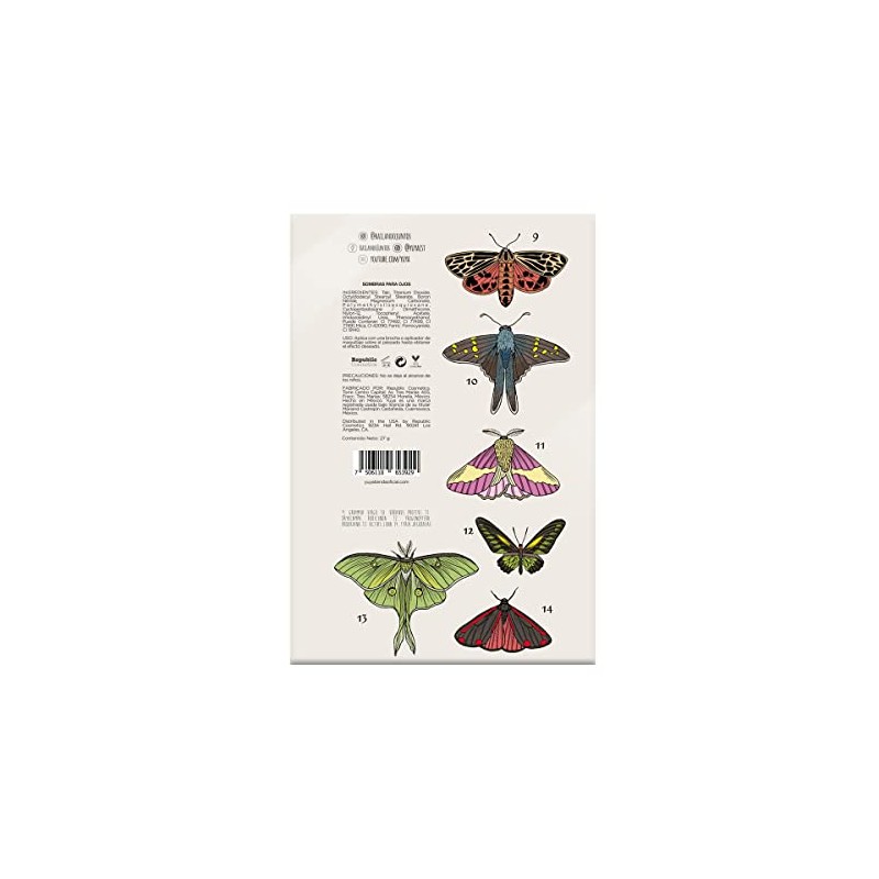 Yuya - Republic Cosmetics Set de Sombras "Metamorfosis" con 18