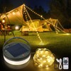 SMY Lighting 4 in 1 Solar Camping String Lights, 72.2Ft