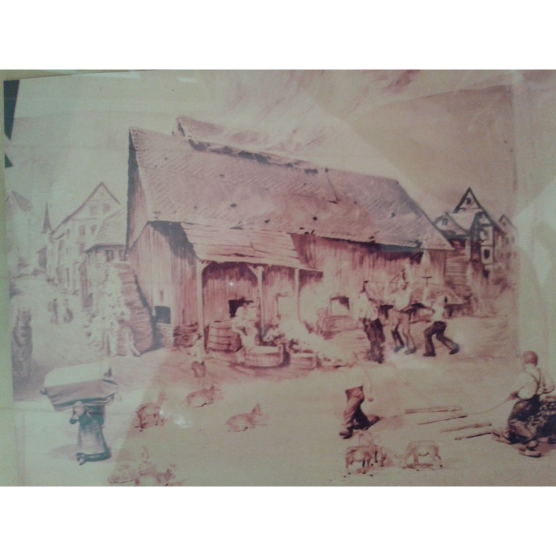 'Red Gloss/Star Christmas Tree Topper Mini Jingle Bells Lauscha "