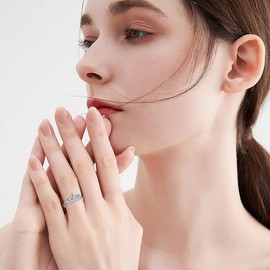 SILBAZ Heart Celtic Knot Ring Adjustable Celtic Knot Ring for Women Irish Celtic Knot Jewelry Valentine's Day Gift for Lover Wife, Base, No Gemstone