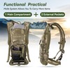 MARCHWAY Tactical Molle Hydration Pack Backpack with 3L TPU Water
