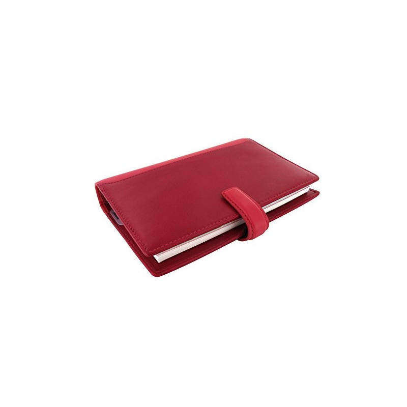 Filofax 025157 Nappa Cerise Pink Deluxe Leather Personal Planner Journal