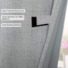 100% Blackout Curtains for Living Room, Thermal Insulated Noise Reducing