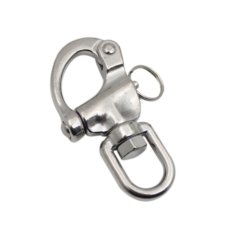 Small Snap Hooks, Pack of 2 Stainless Steel Quick Release